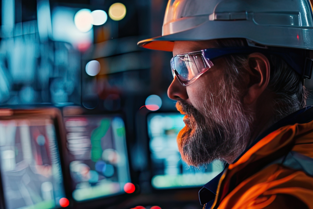 engineer in control room