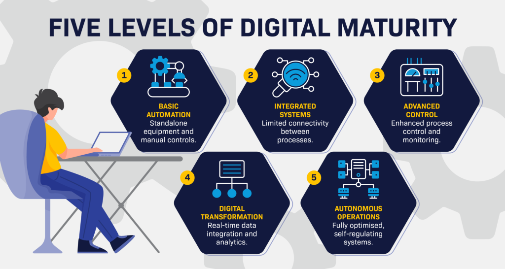 5 levels of digital maturity