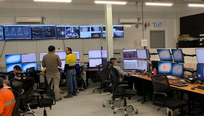 Mipac in control room on site